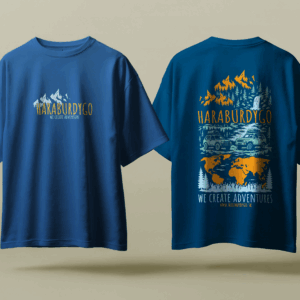 Tričko modré adventure - haraburdygo.sk
